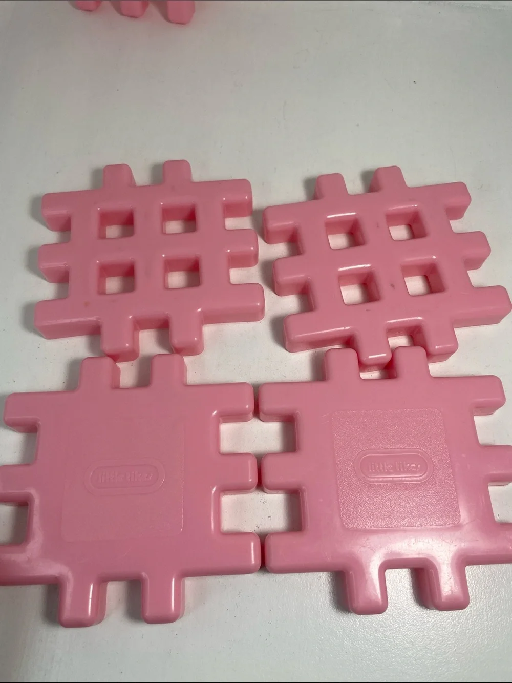 Little Tikes 90s Vintage Pastel Waffle Blocks- Pink, Purple, Baby Blue, Yellow